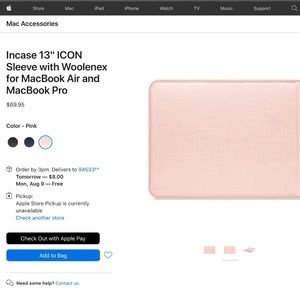 NEW Incase 13" ICON Sleeve MacBook Air/ Pro laptop